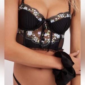 For Love And Lemons Black Elektra Bustier